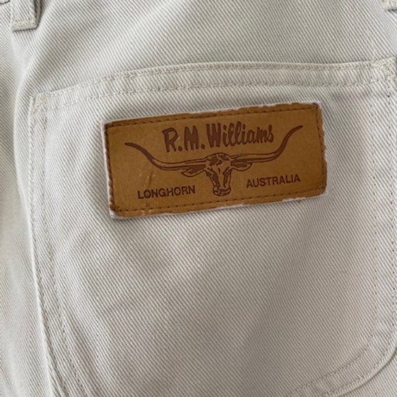 R.M. Williams Jeans Vintage Rm Williams Cream Moleskin Jeans